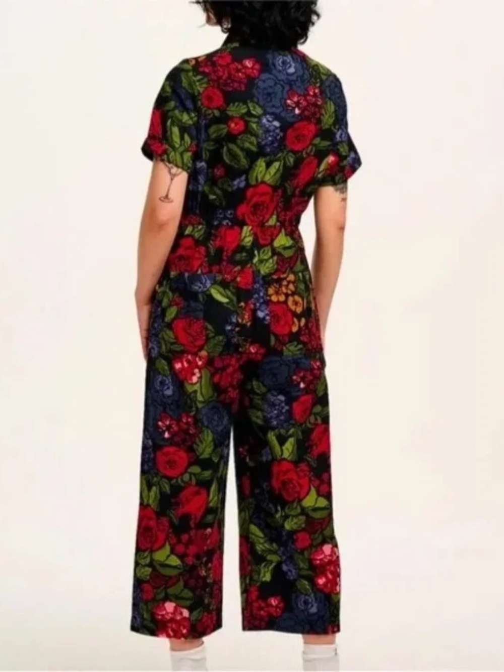 NWT Lucy And Yak Ragan Jumpsuit Maria Floral Print Size US 2/XS - Picture 2 of 5